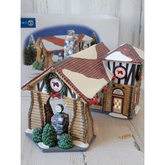 Dept 56 55012 Last Stop Gas Station snow village accessory Xmas - Picture 11 of 15